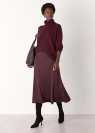 Cashmere Seam Roll Neck Knit