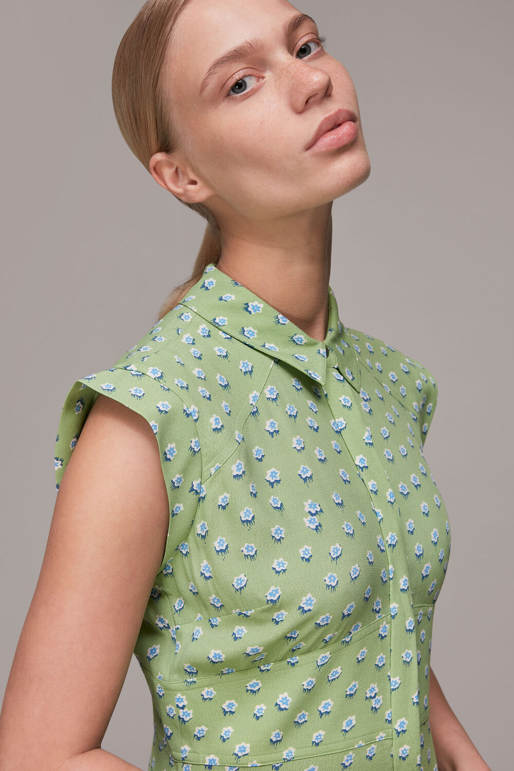 Shooting Floral Midi Dress