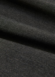 Petite Wool Blend Barrel Trouser