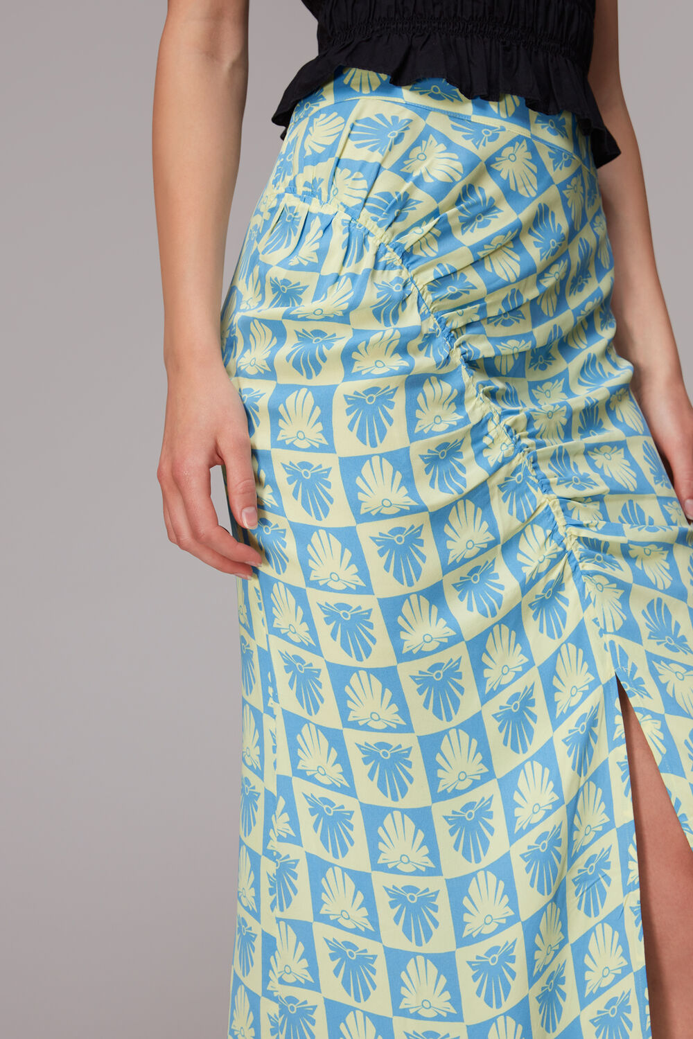 Checkerboard Shells Cleo Skirt