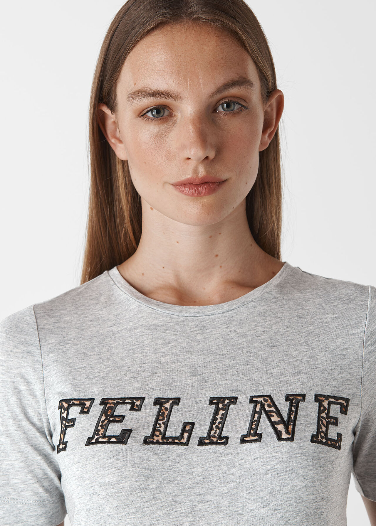 Feline Leopard Logo T-Shirt