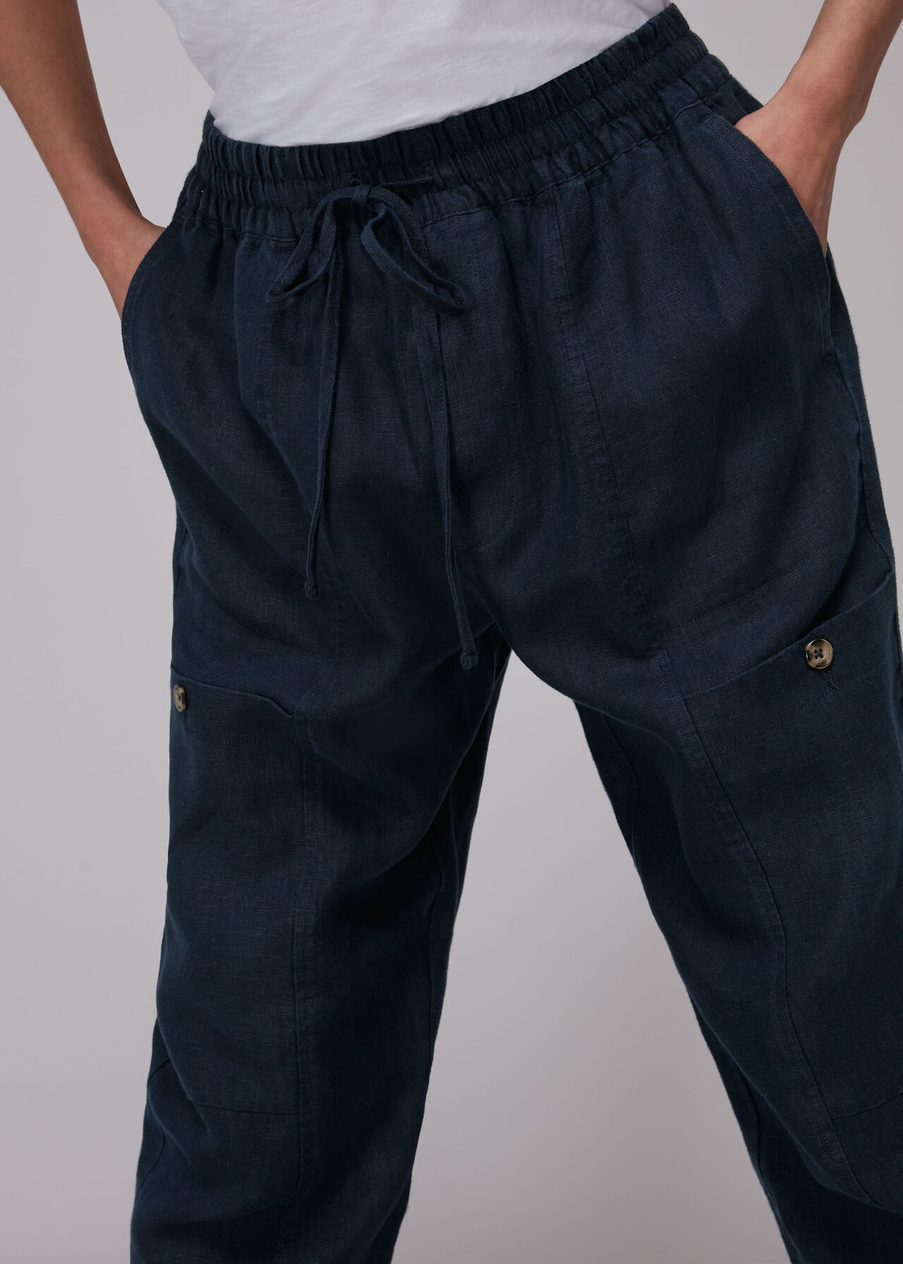 Cargo Linen Trouser