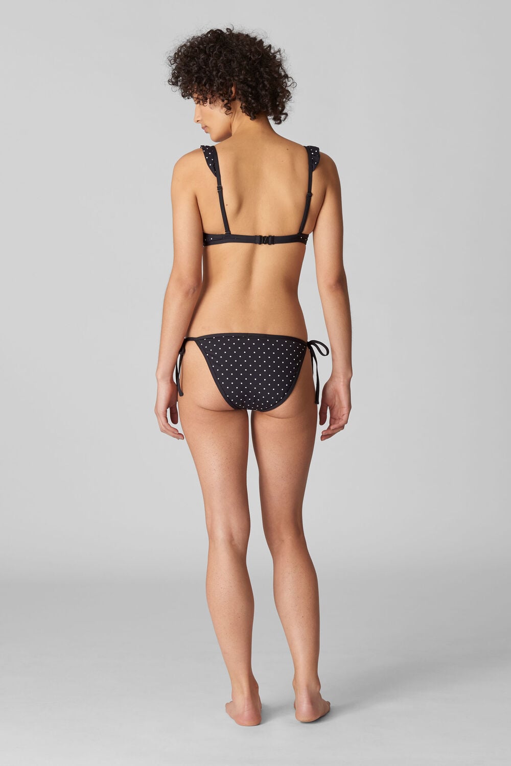 Santiago Bikini Pant Black and White