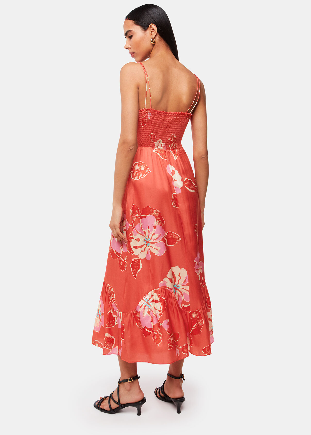 Hibiscus Print Raffa Dress