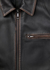 Kate Burnished Leather Jacket