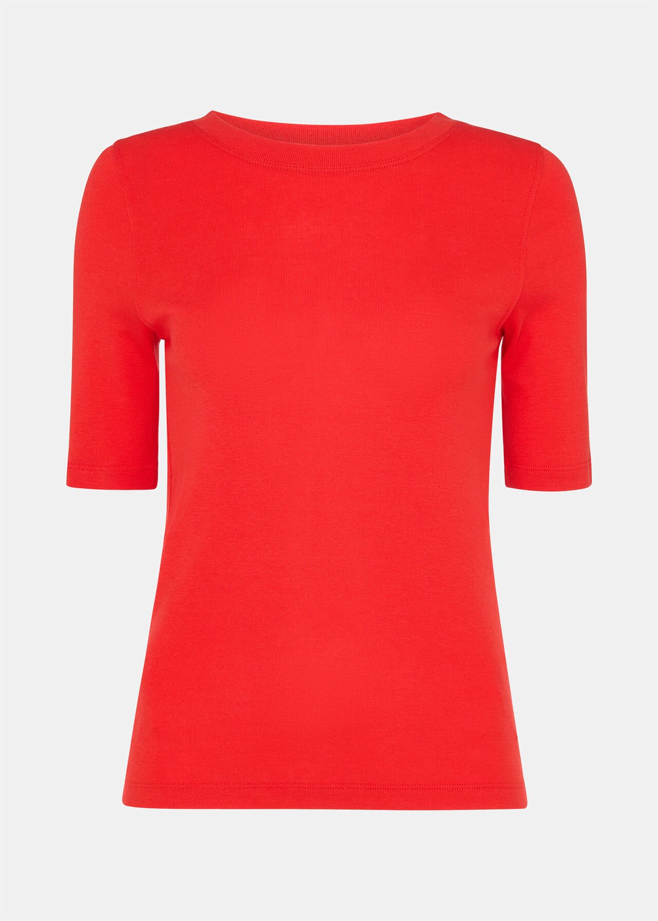 Slim Crew Neck Top
