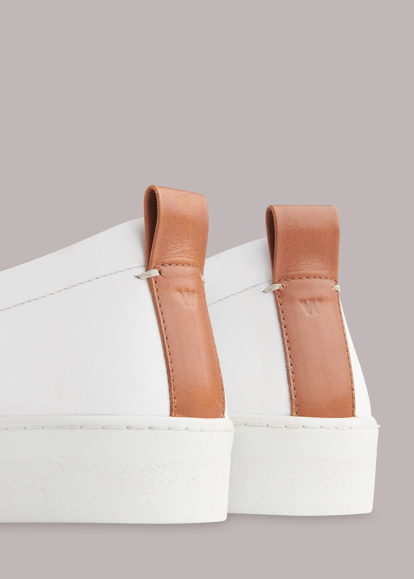 White Kinsley Slip On Trainer WHISTLES