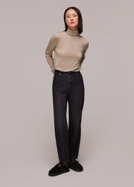 Sparkle Polo Neck Knit