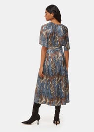 Petite Marlow Dashed Snake Dress