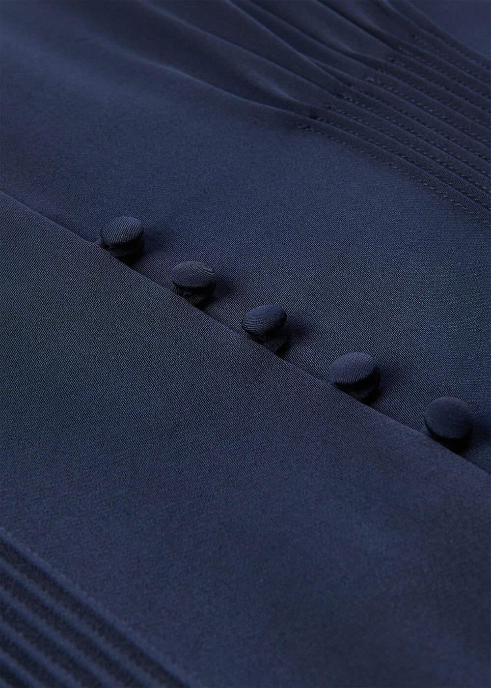 Crepe Lace Trim Cami Dress