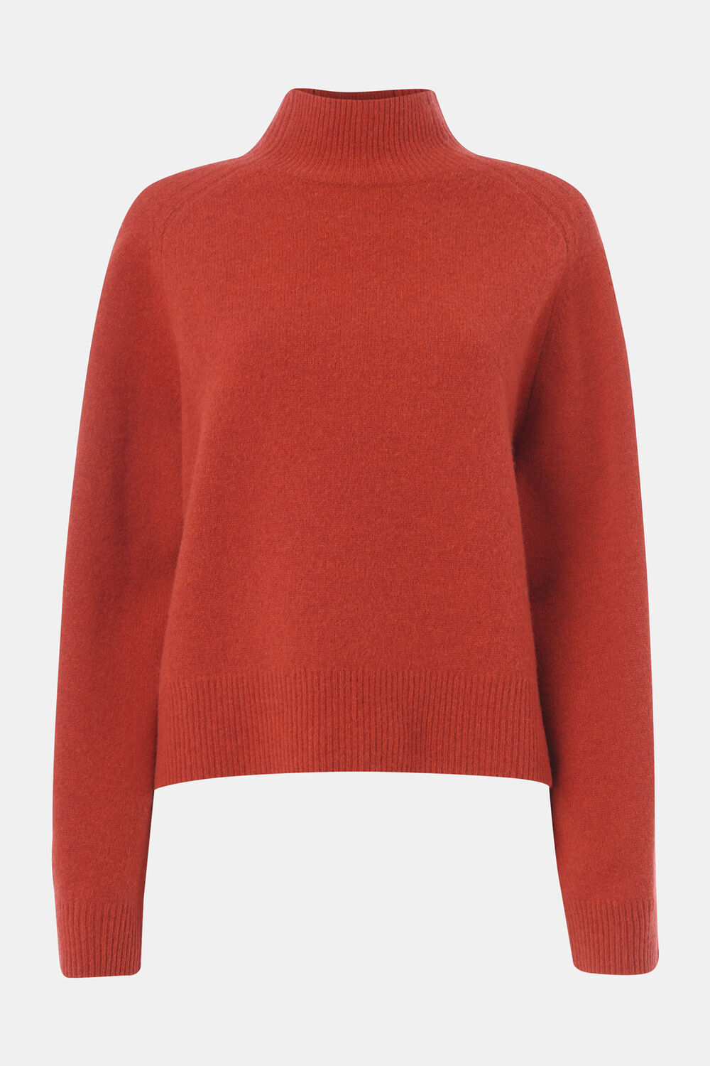 Funnel Neck Wool Knit