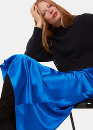 Satin Bias Cut Skirt