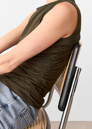 Gathered Side Detail Top