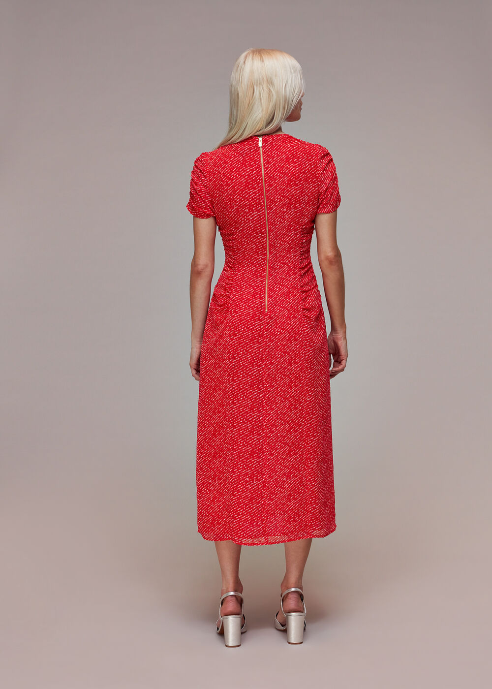 Petite Diagonal Fleck Dobby Dress