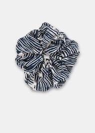 Hatch Squares Scrunchie