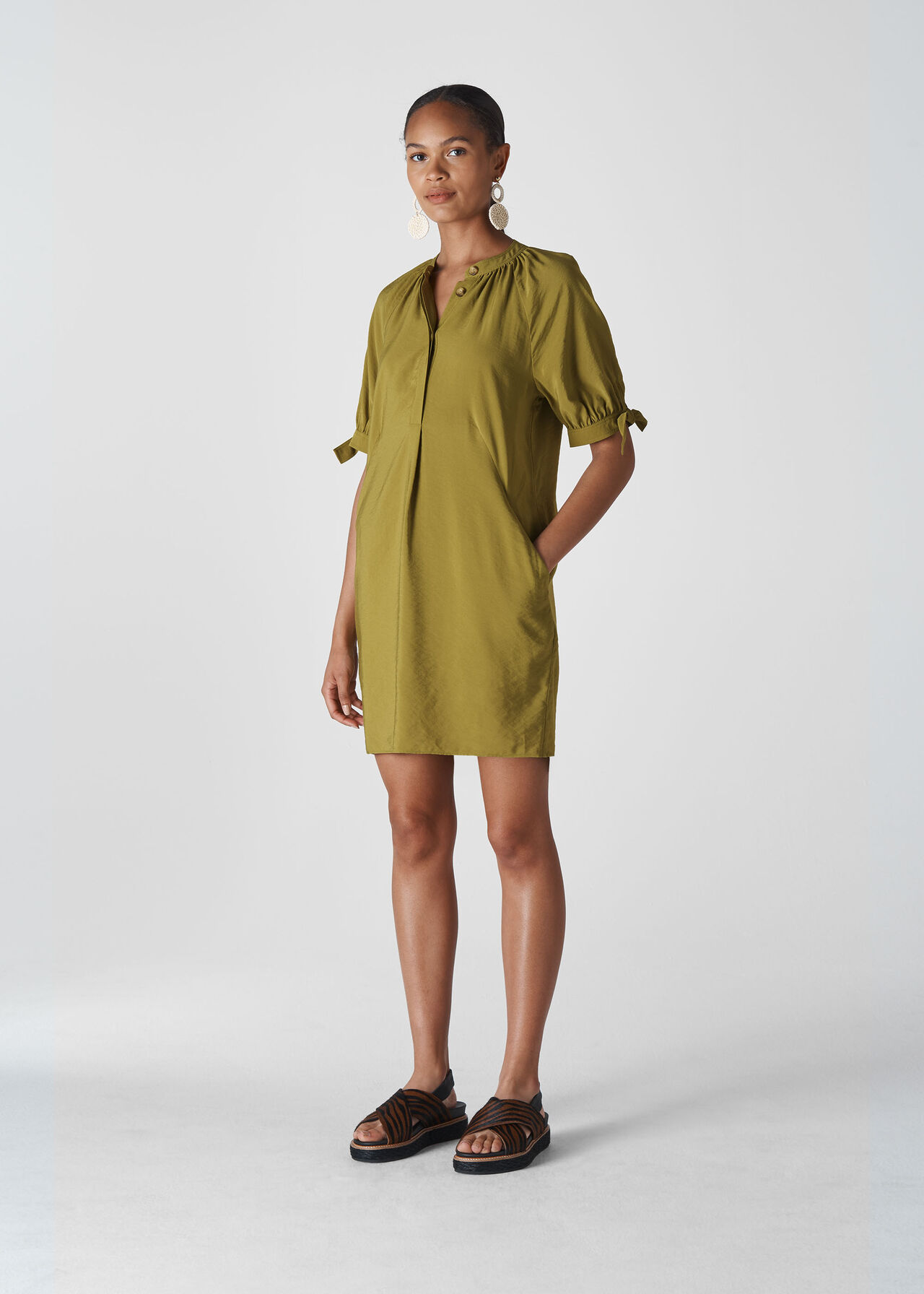 Celestine Dress Olive