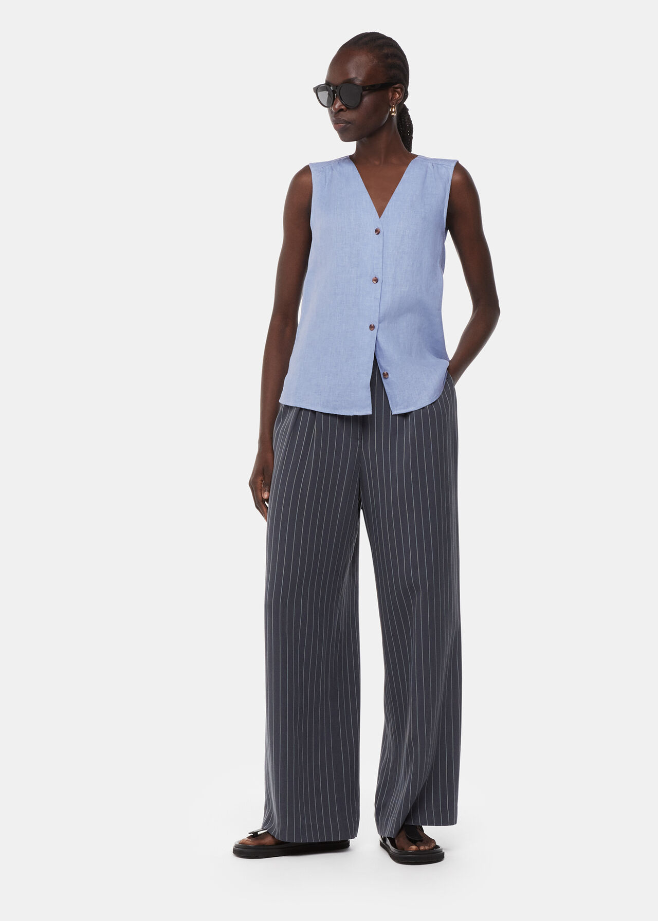 Laura Linen Tank
