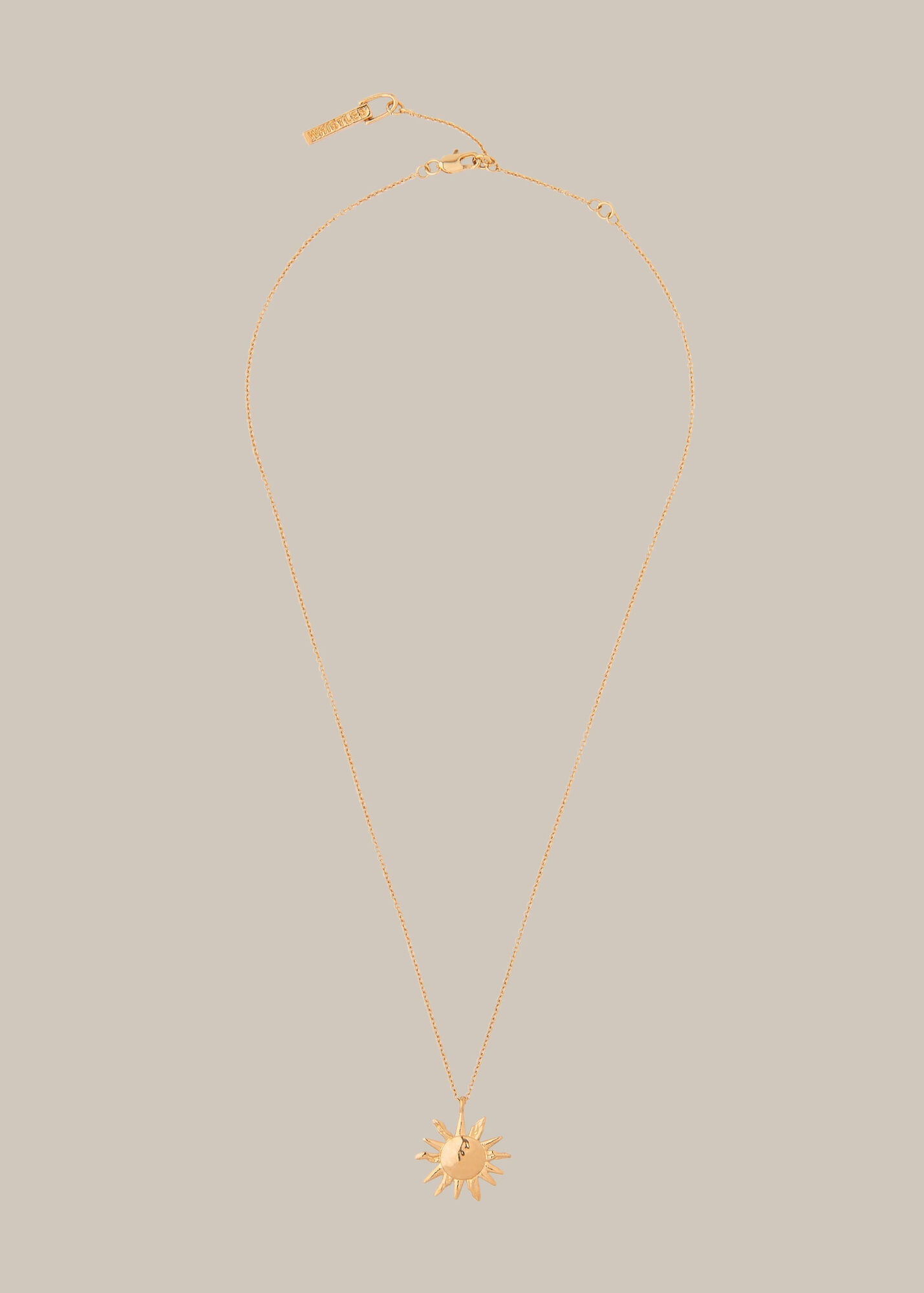 Whistles Women Sun Pendant Necklace - Gold - One Size