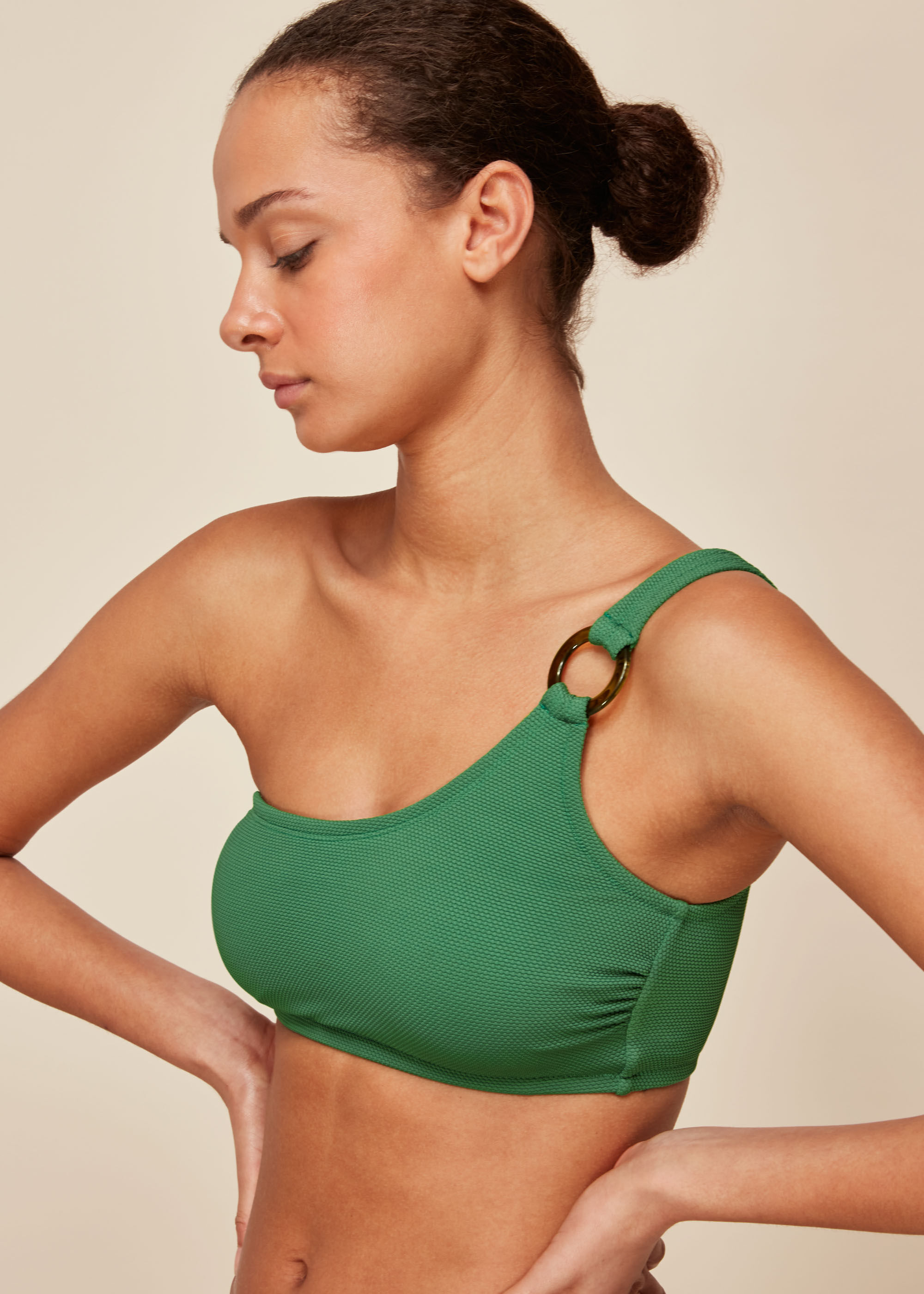 Whistles one shoulder swimsuit top