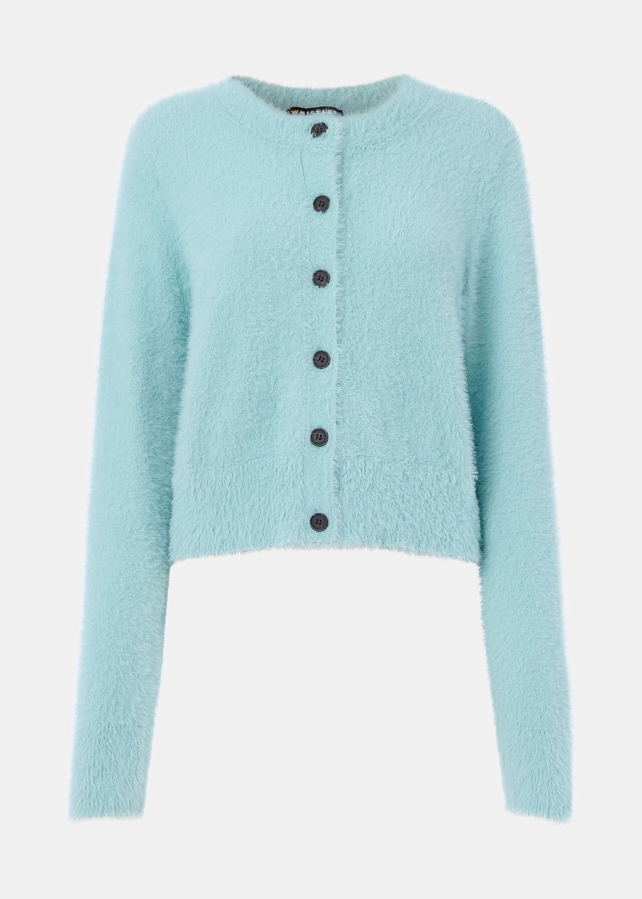 Isla Cropped Fluffy Cardigan