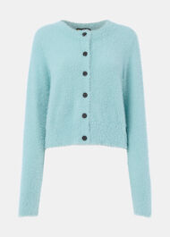 Isla Cropped Fluffy Cardigan