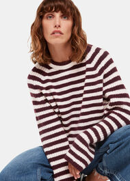 Wool Mix Stripe Crew