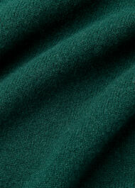 Wool Roll Curved Hem Knit