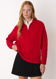 Wool Collar Neck Knit