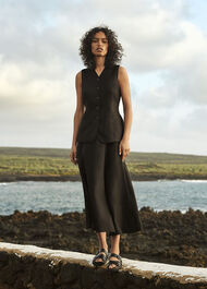 Helena Linen Blend Skirt