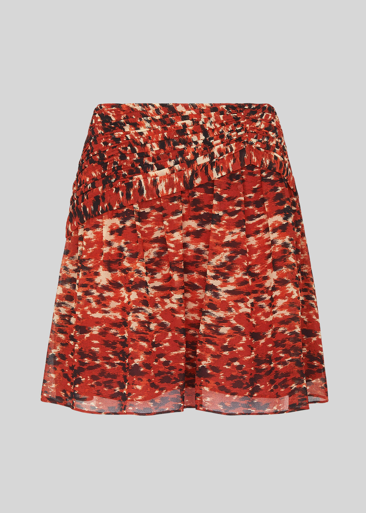 Ikat Animal Flippy Skirt Multicolour