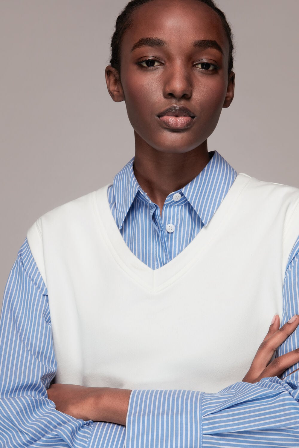 V Neck Sweat Vest