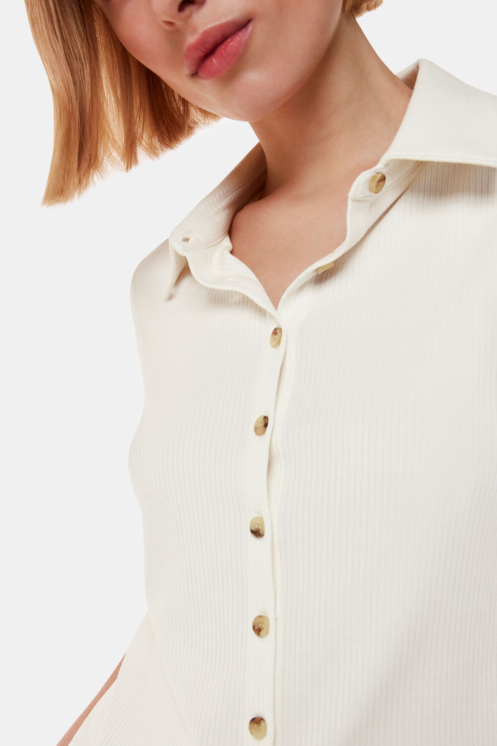 Grace Ribbed Polo