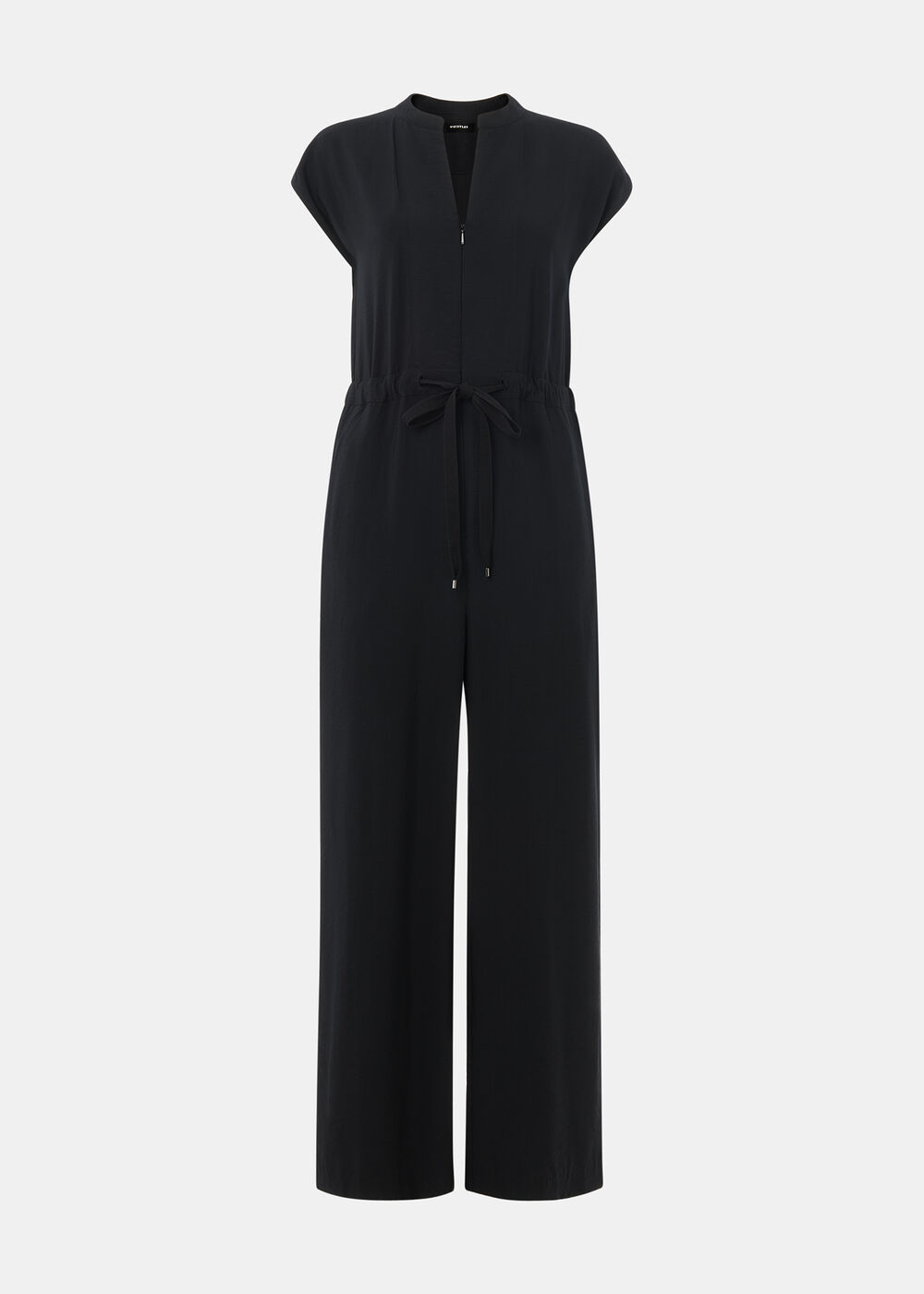 Sleeveless Drawstring Jumpsuit