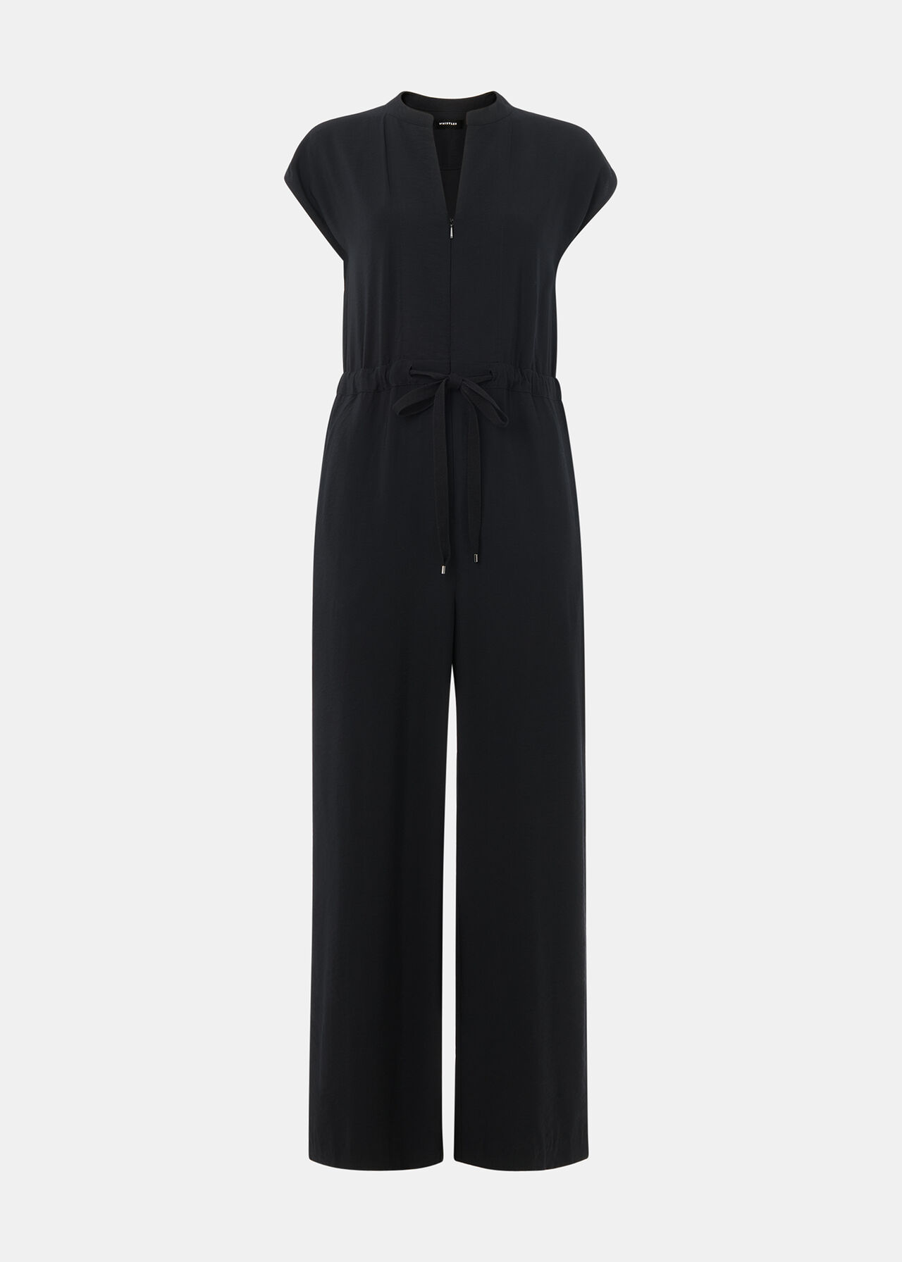Sleeveless Drawstring Jumpsuit