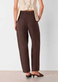 Linen Barrel Trouser