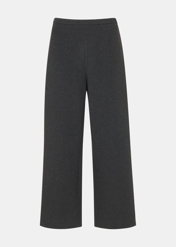Grey Marl Camilla Wide Leg Trouser