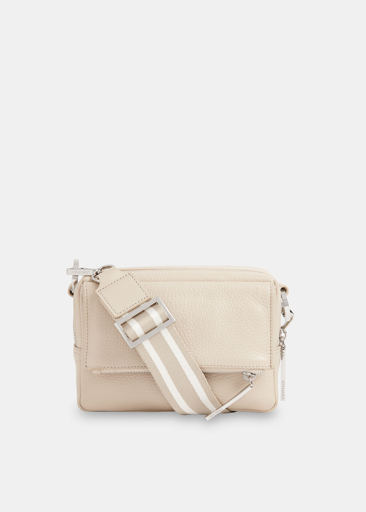 Taupe Webbing Bag Strap | WHISTLES