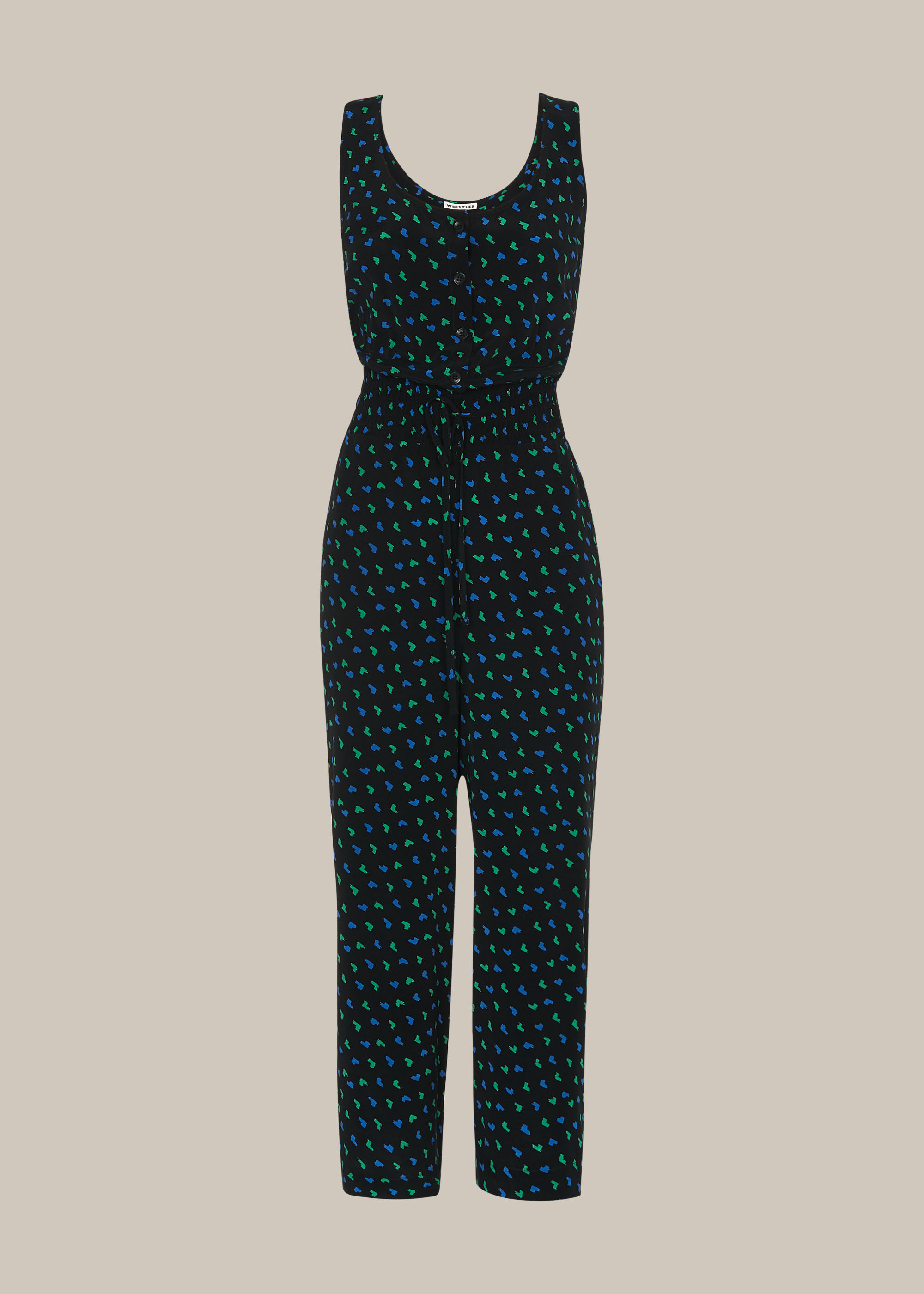 Whistles heart online jumpsuit