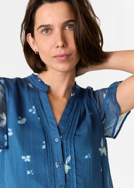 Sun Bleached Floral Blouse