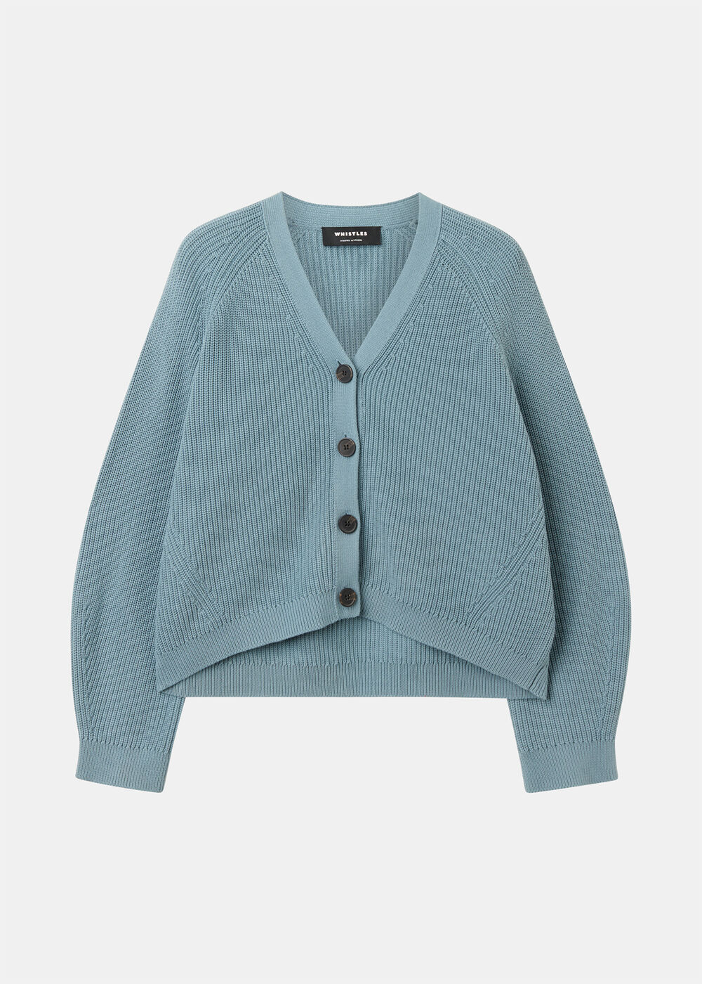 V Neck Cotton Cardigan