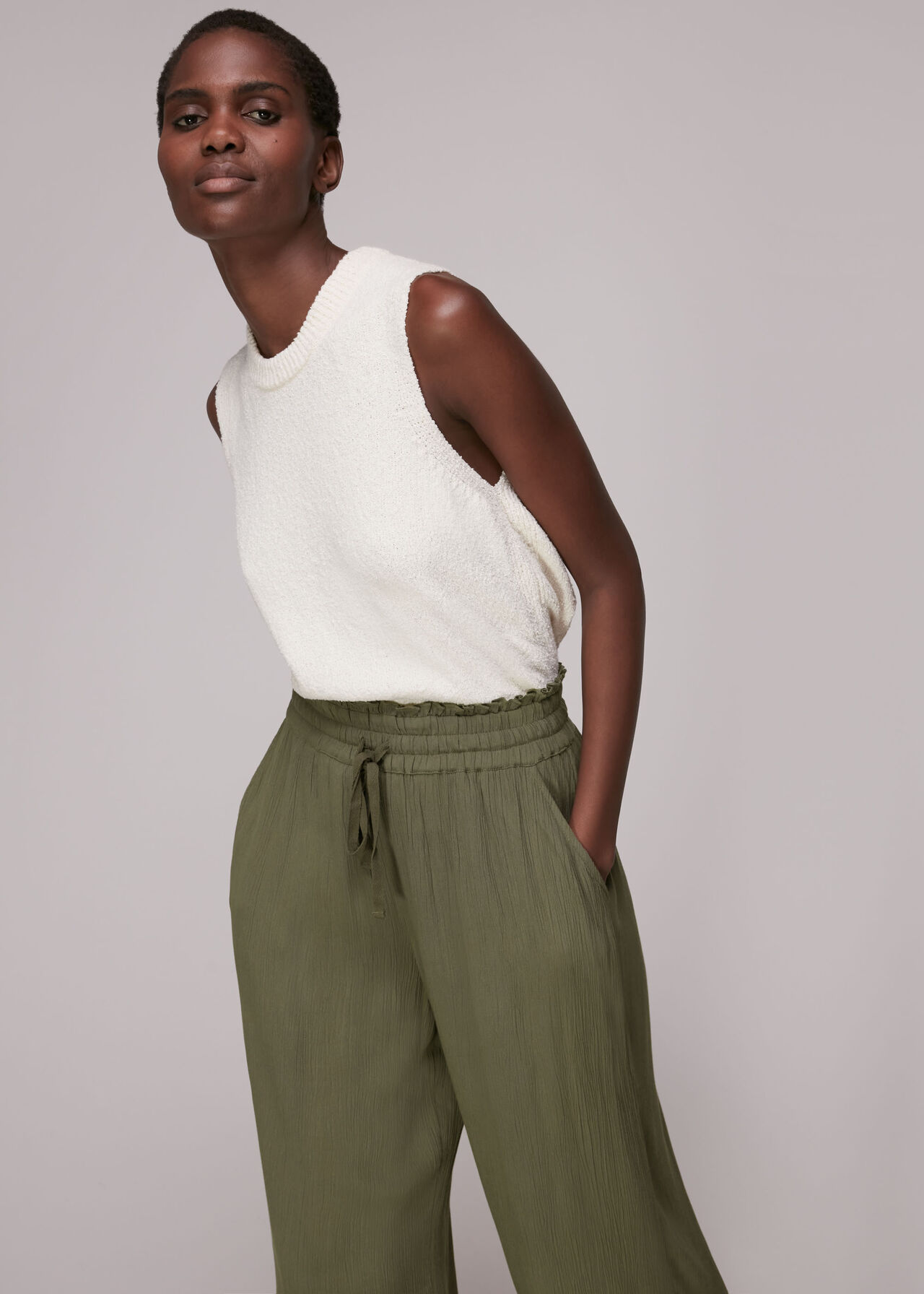 Textured Lightweight Trouser