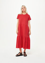 Petite Tiered Jersey Midi Dress