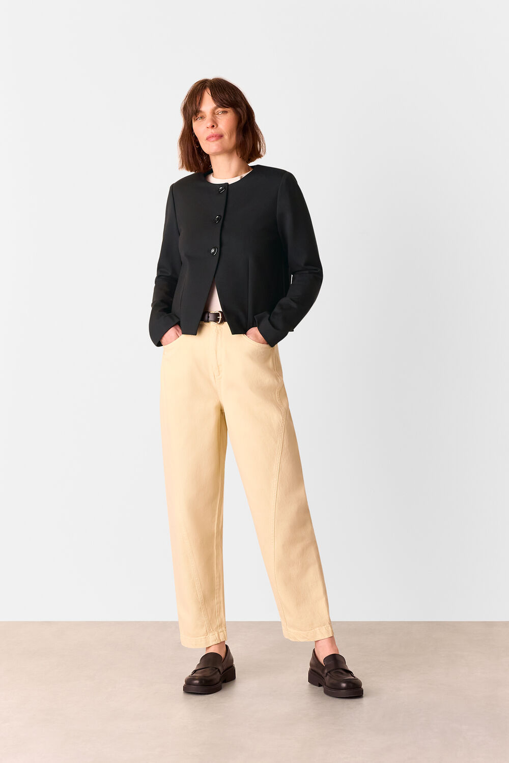 Anne Ponte Button Jacket