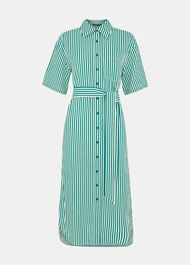 Stripe Linen Blend Dress