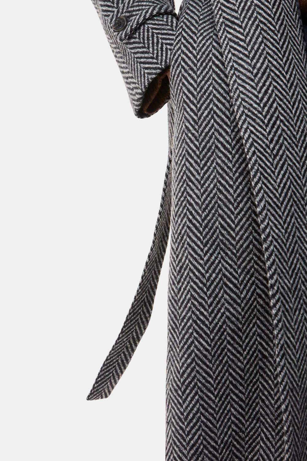 Multicolour Cosette Funnel Neck Coat