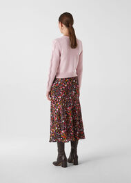 Cotton Chunky Cable Knit Lilac