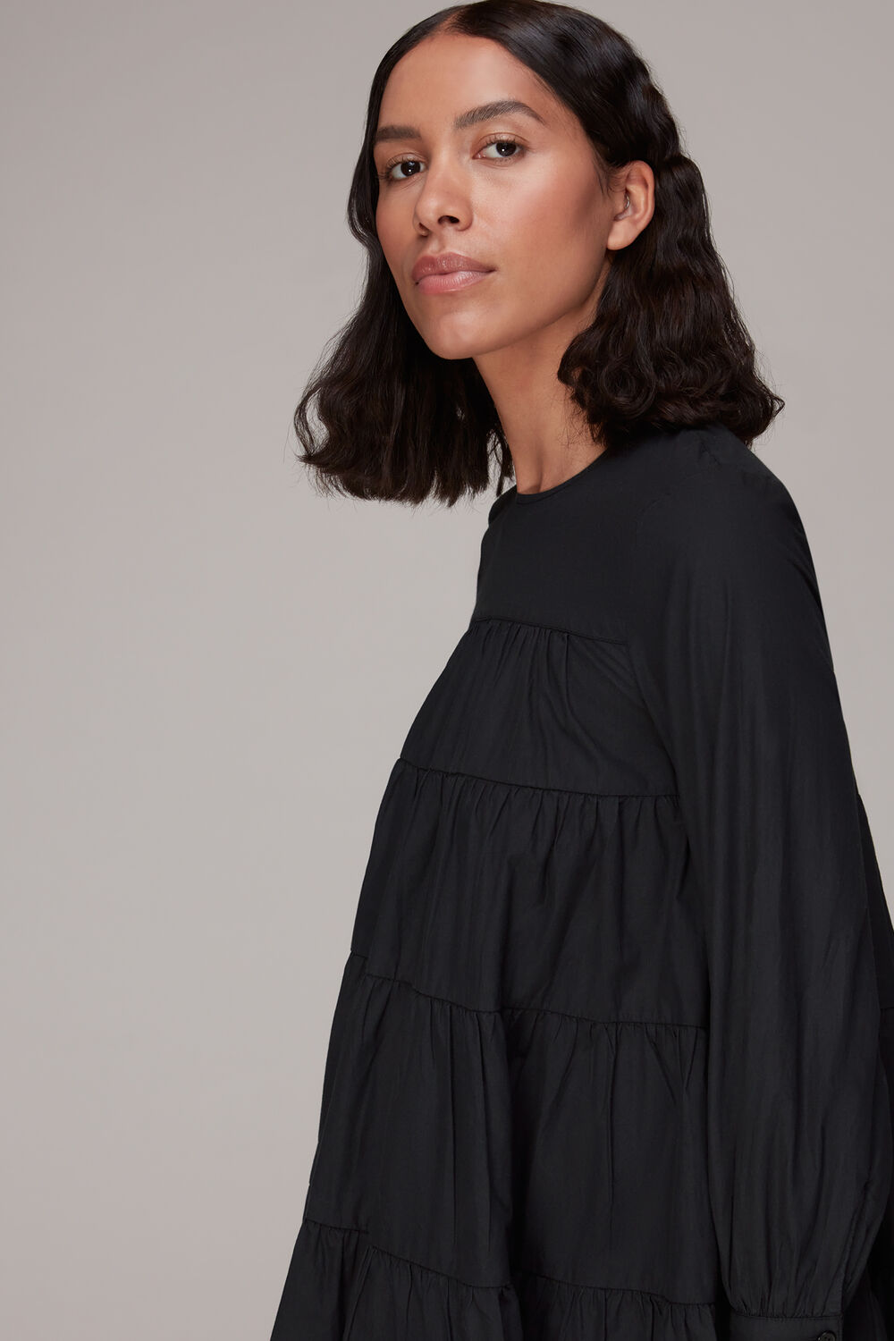 Ronnie Cotton Tiered Dress