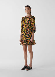 Daisy Print Ester Dress Multicolour