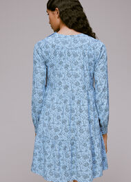 Monument Print Trapeze Dress