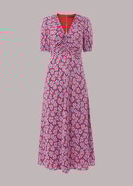 Farfalle Flower Midi Dress